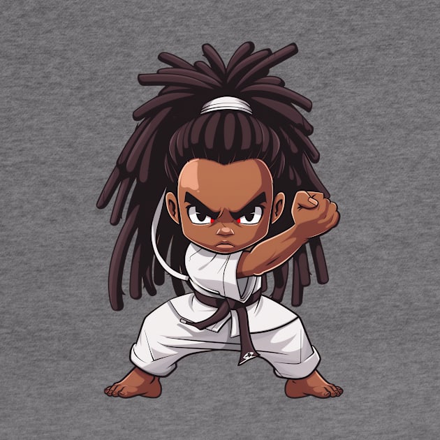 Karate Chibi Boy by JunkyDotCom